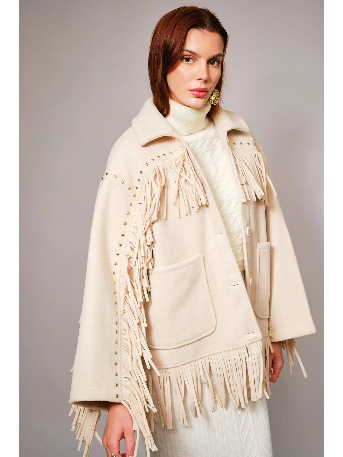 Golden Prairie Fringe Jacket