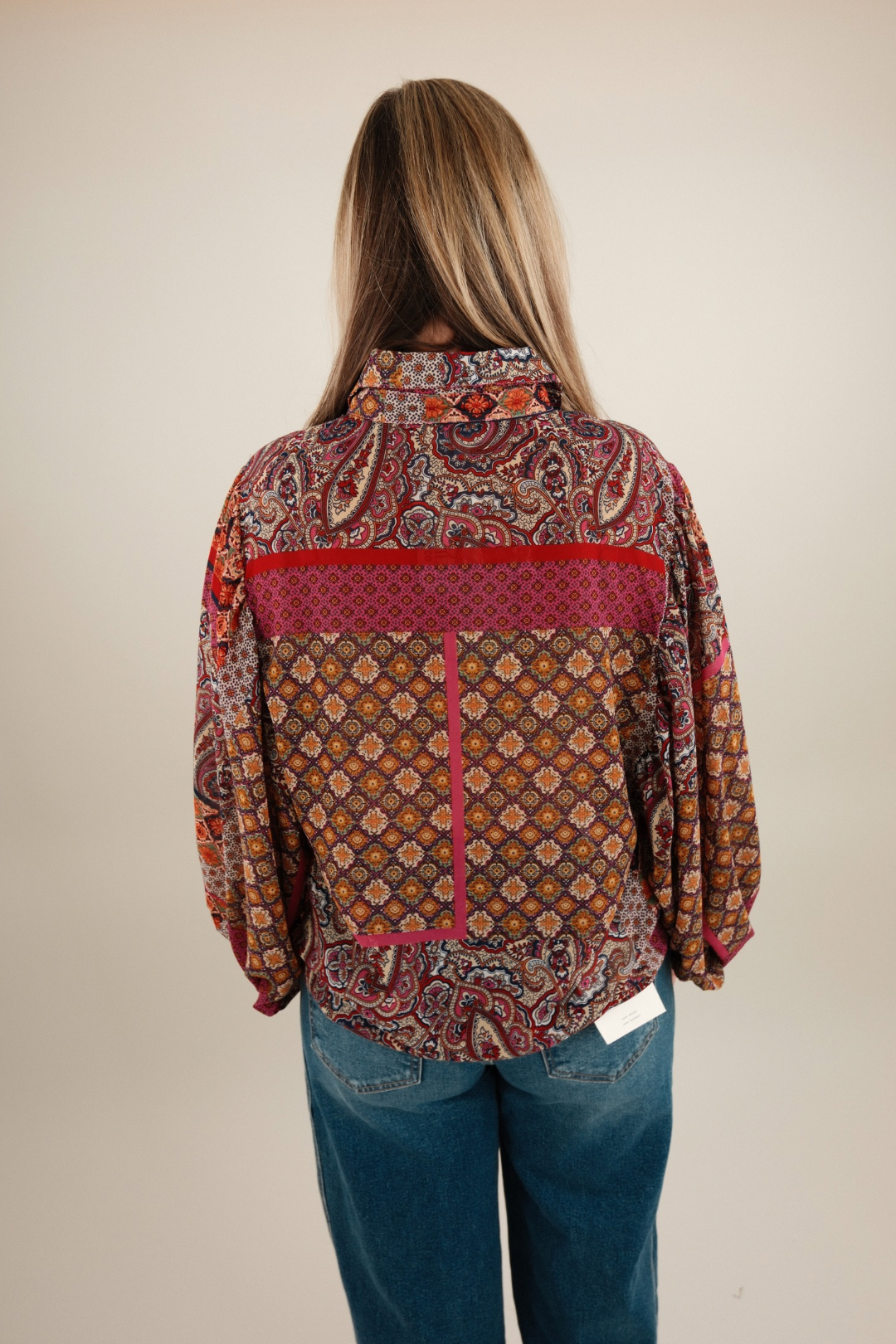 Sierra Sunset Patchwork Blouse