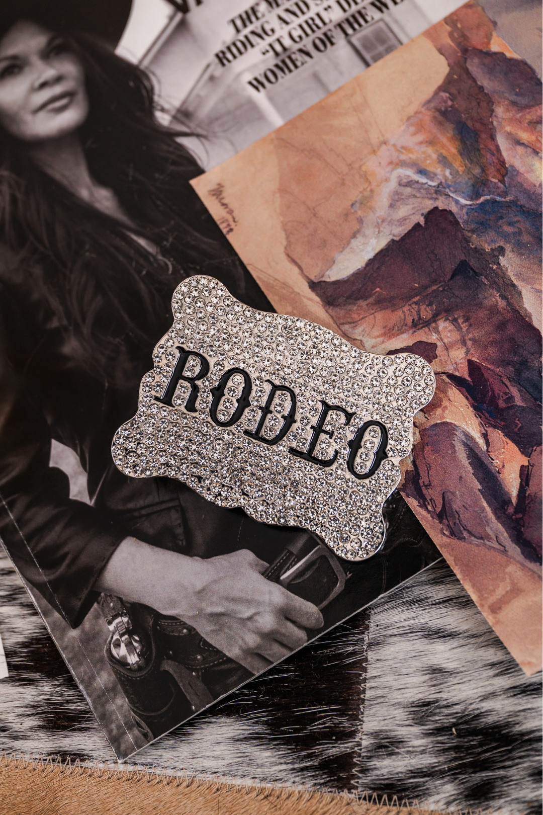 Rhinestone Rodeo Statement Buckle