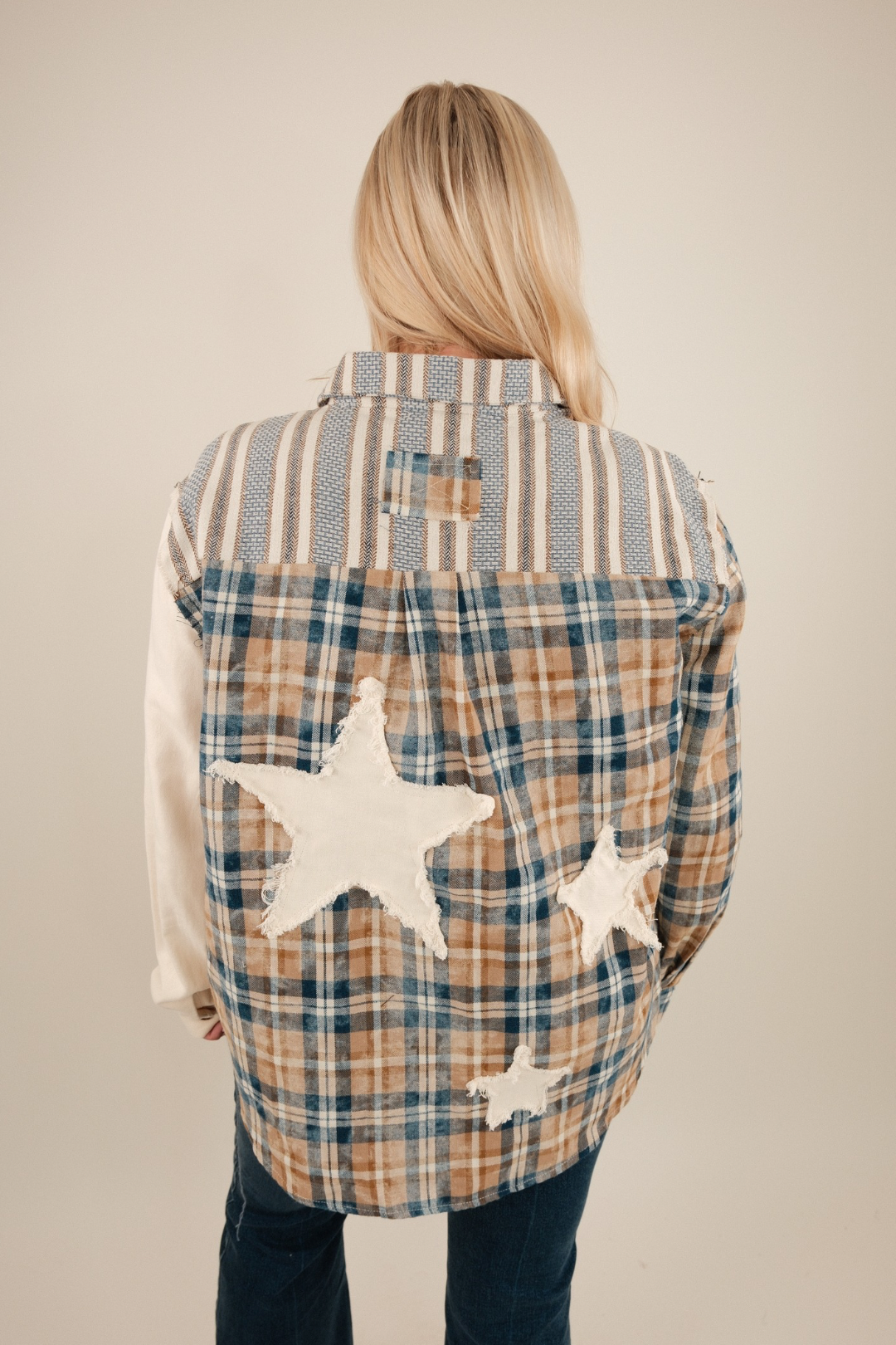 Rodeo Stars Plaid Button Down Shirt