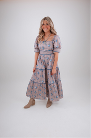 Dustflower Stripe Maxi
