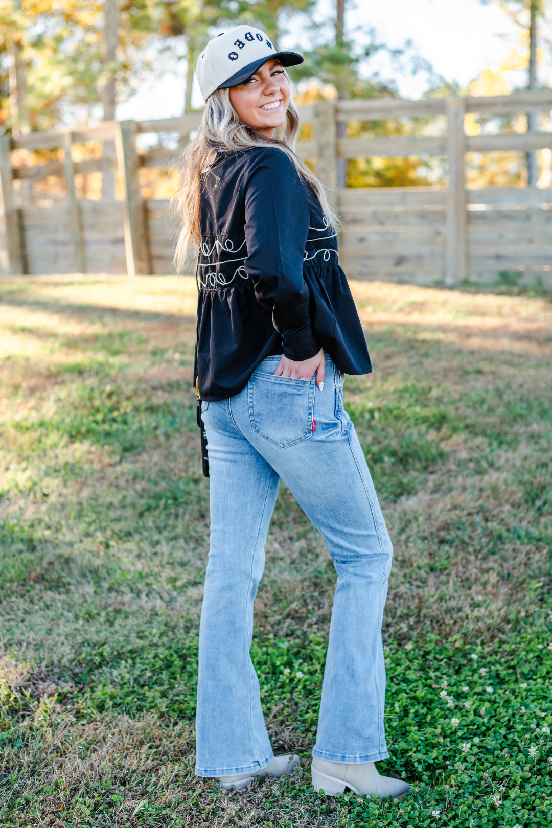 Prairie Sky Bootcut Jeans