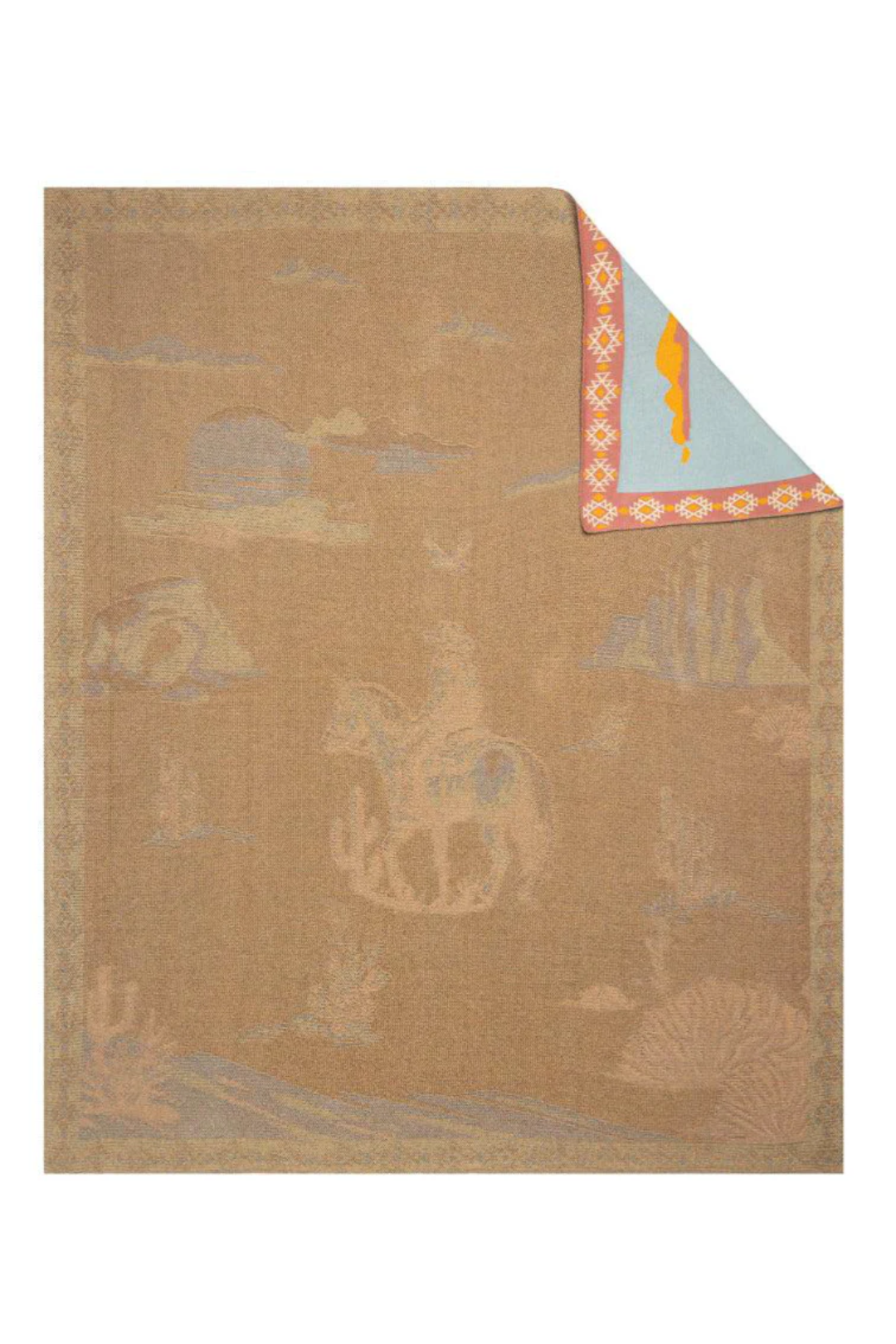 Lone Bronco Rider Throw