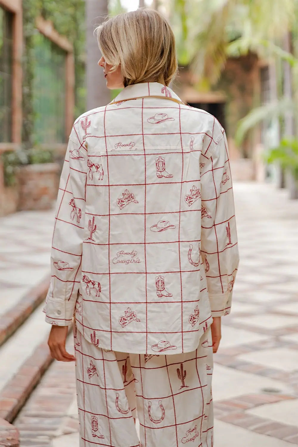 Howdy Cowgirl Embroidered Blouse