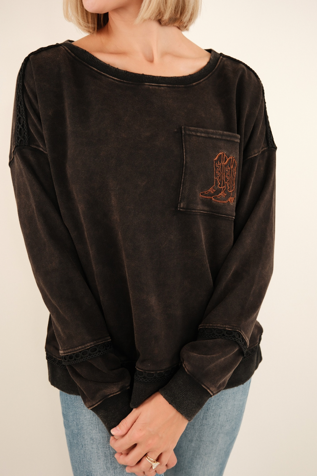 Lace & Grace Pullover