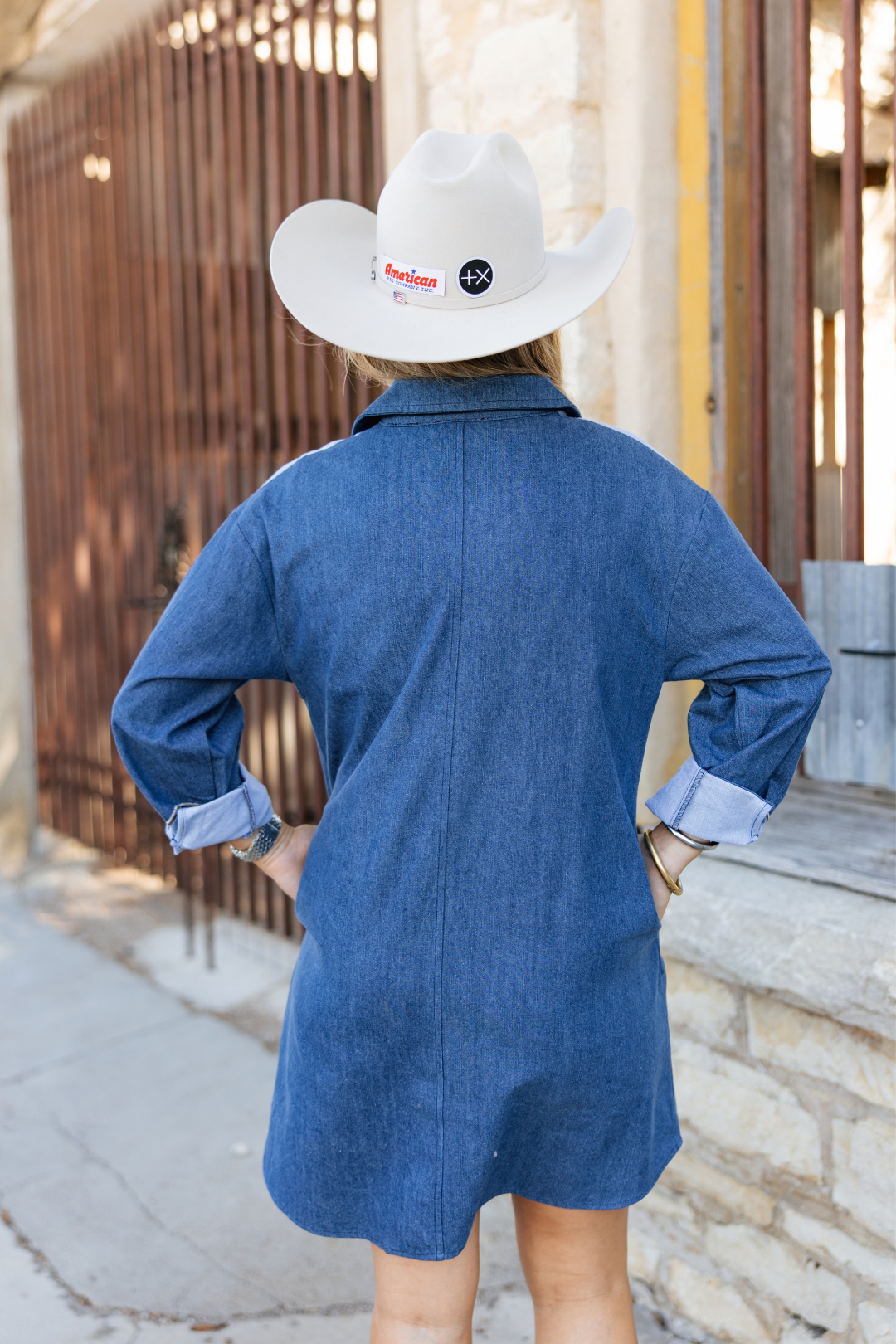 Westward Bound Denim Dress