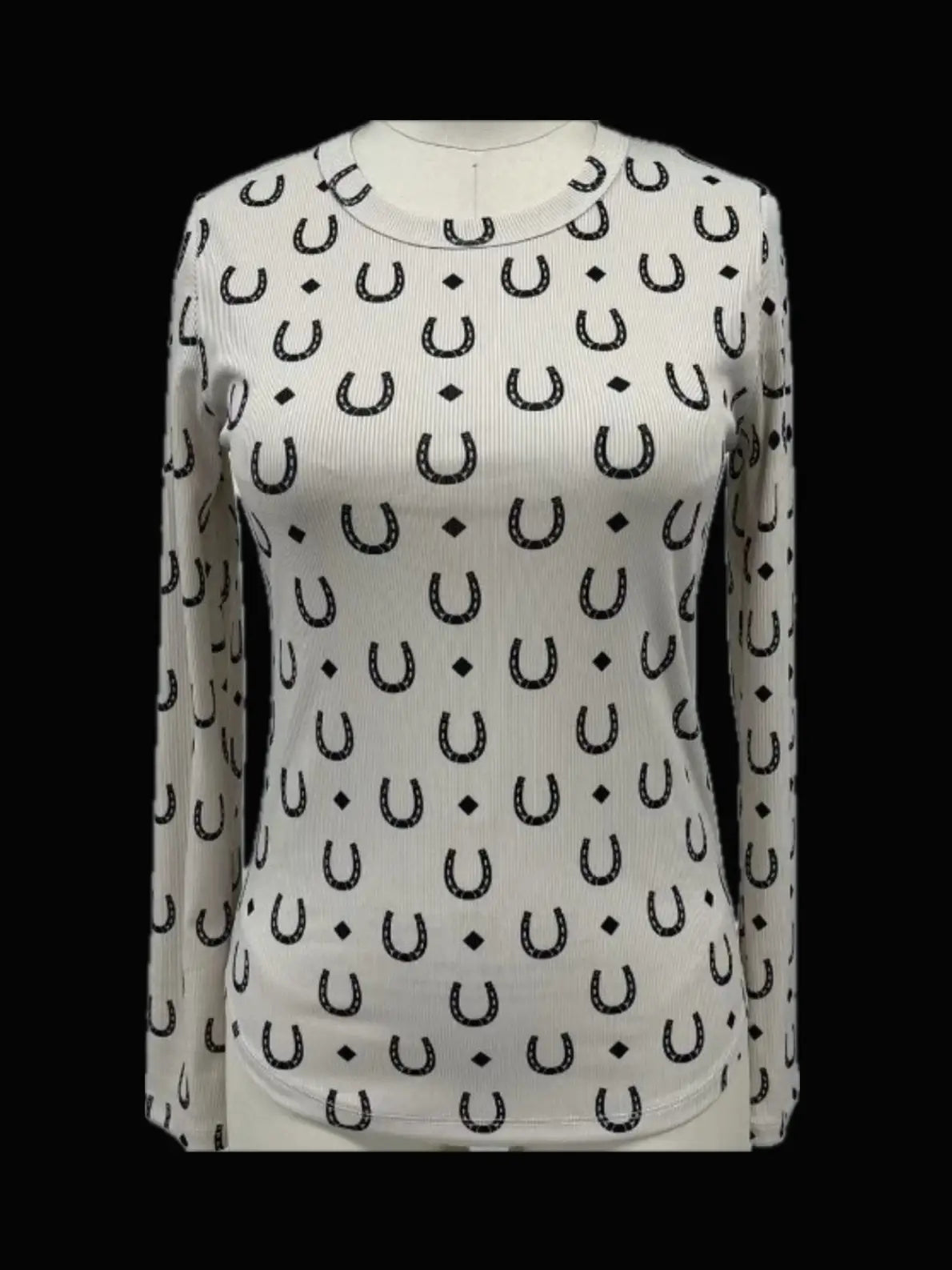 Lucky Lines Ribbed Long Sleeve