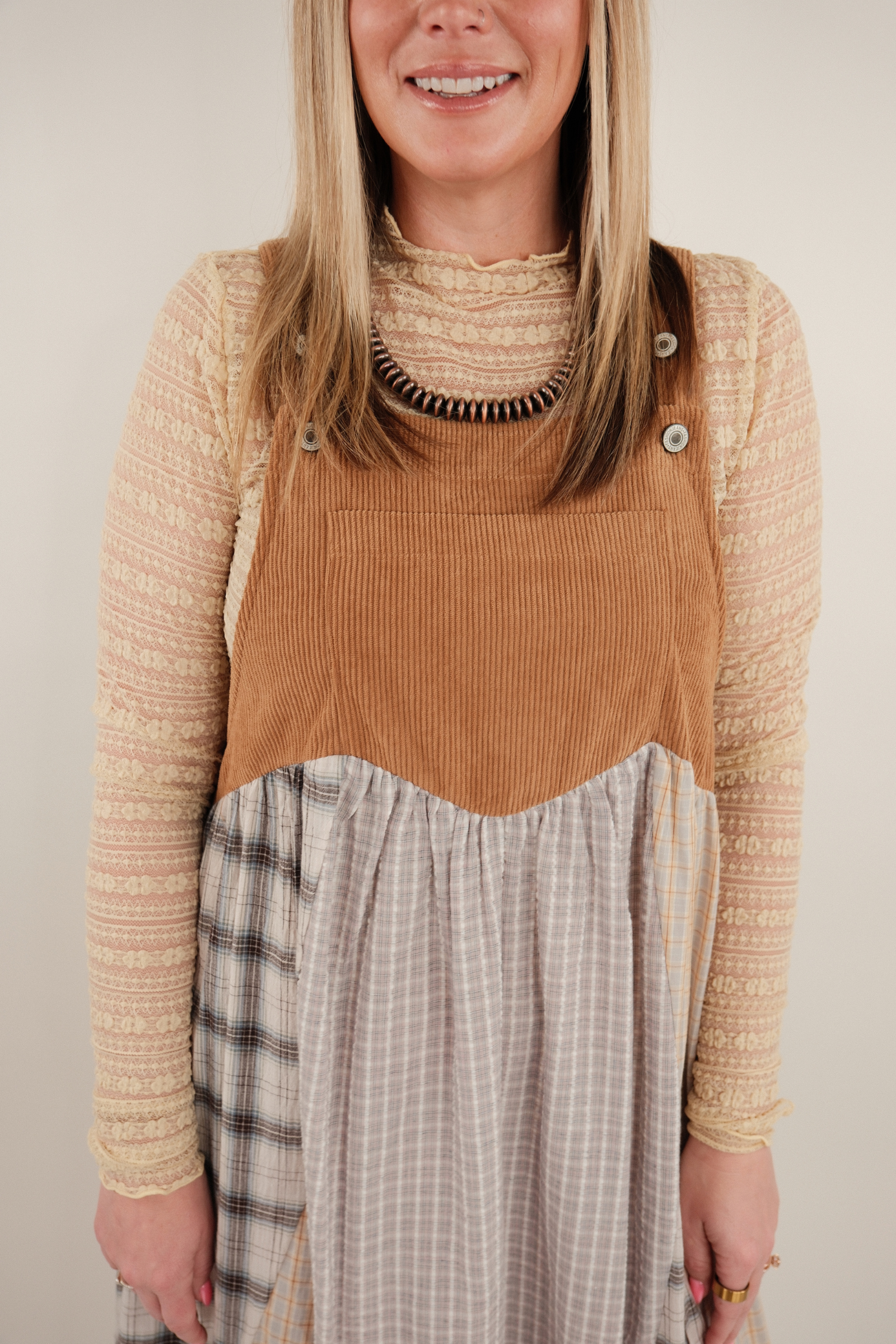 Dusty Meadow Overall Dress