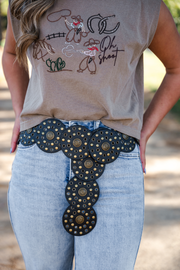 Sundown Stud Circle Belt