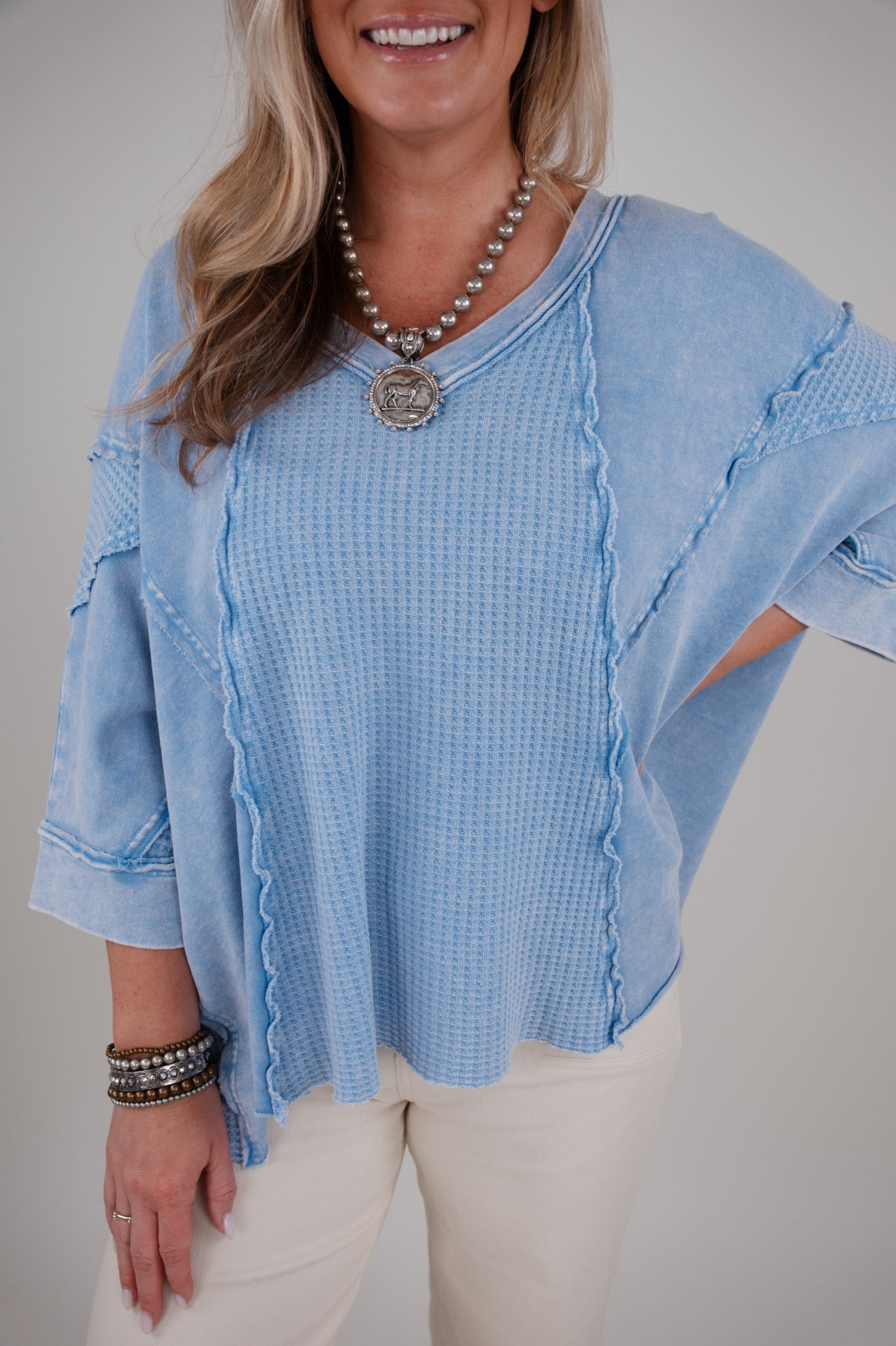 Blue Skies Mineral Wash Top