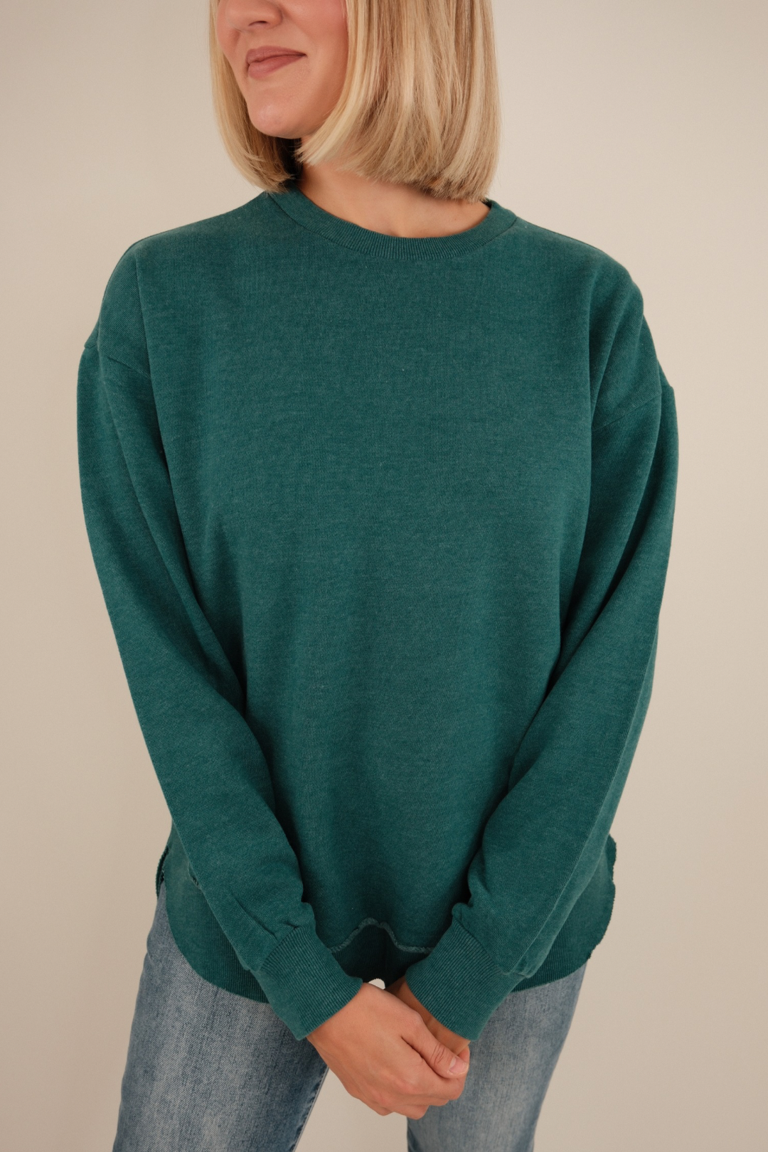 Saddle Soft Melange Poncho Fleece