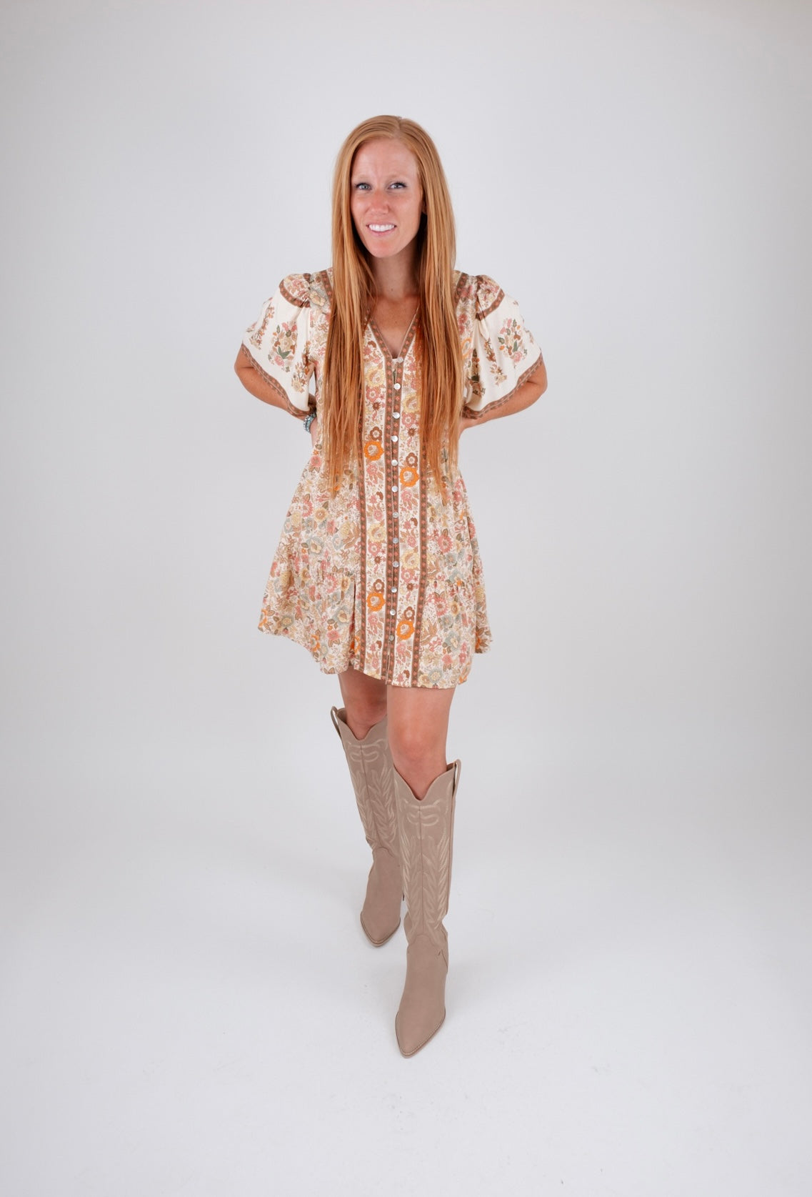 Wander Bloom Mini Dress