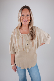 Cactus & Thread Tee - Olive