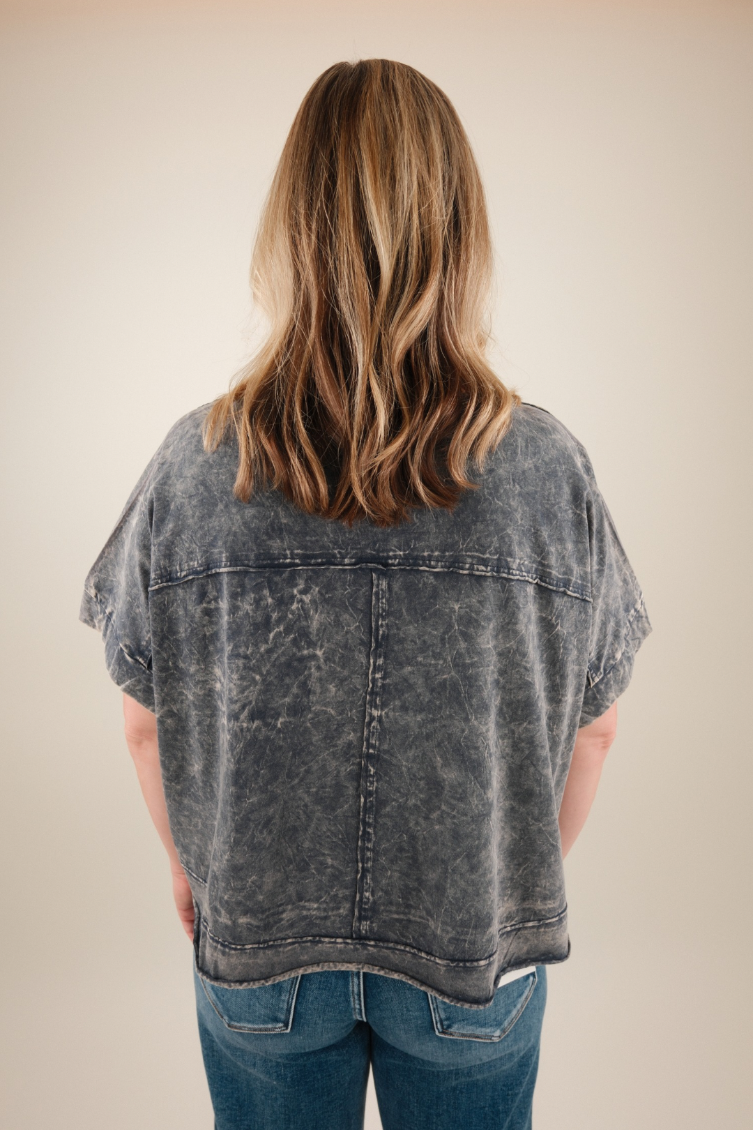 Everyday Edgy Pocket Tee - Blackberry