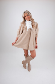 Dust & Daydreams Striped Romper