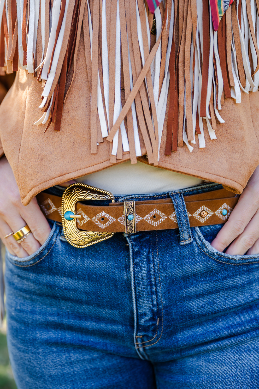 Desert Jewel Turquoise Concho Belt