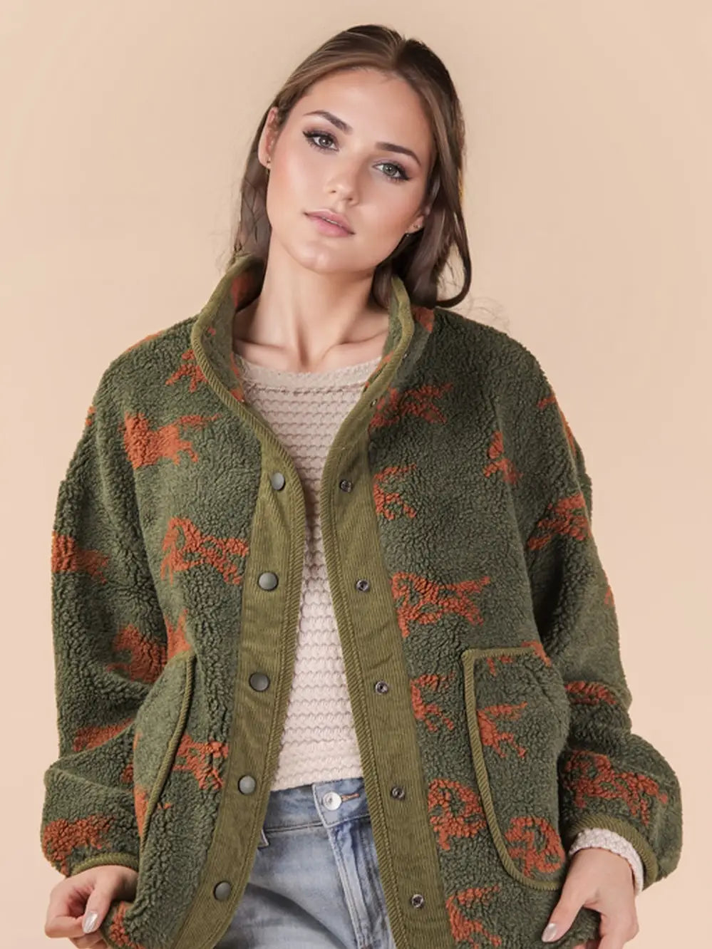 Wild Sage Sherpa Jacket