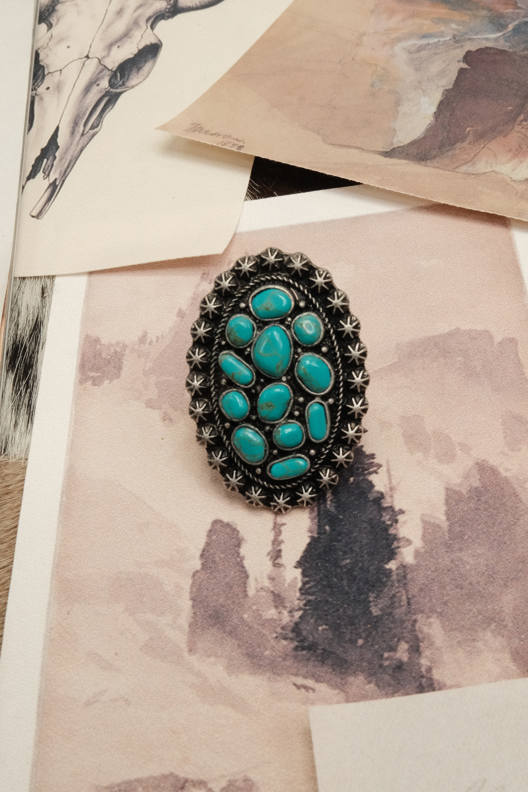 Lone Star Oval Adjustable Ring