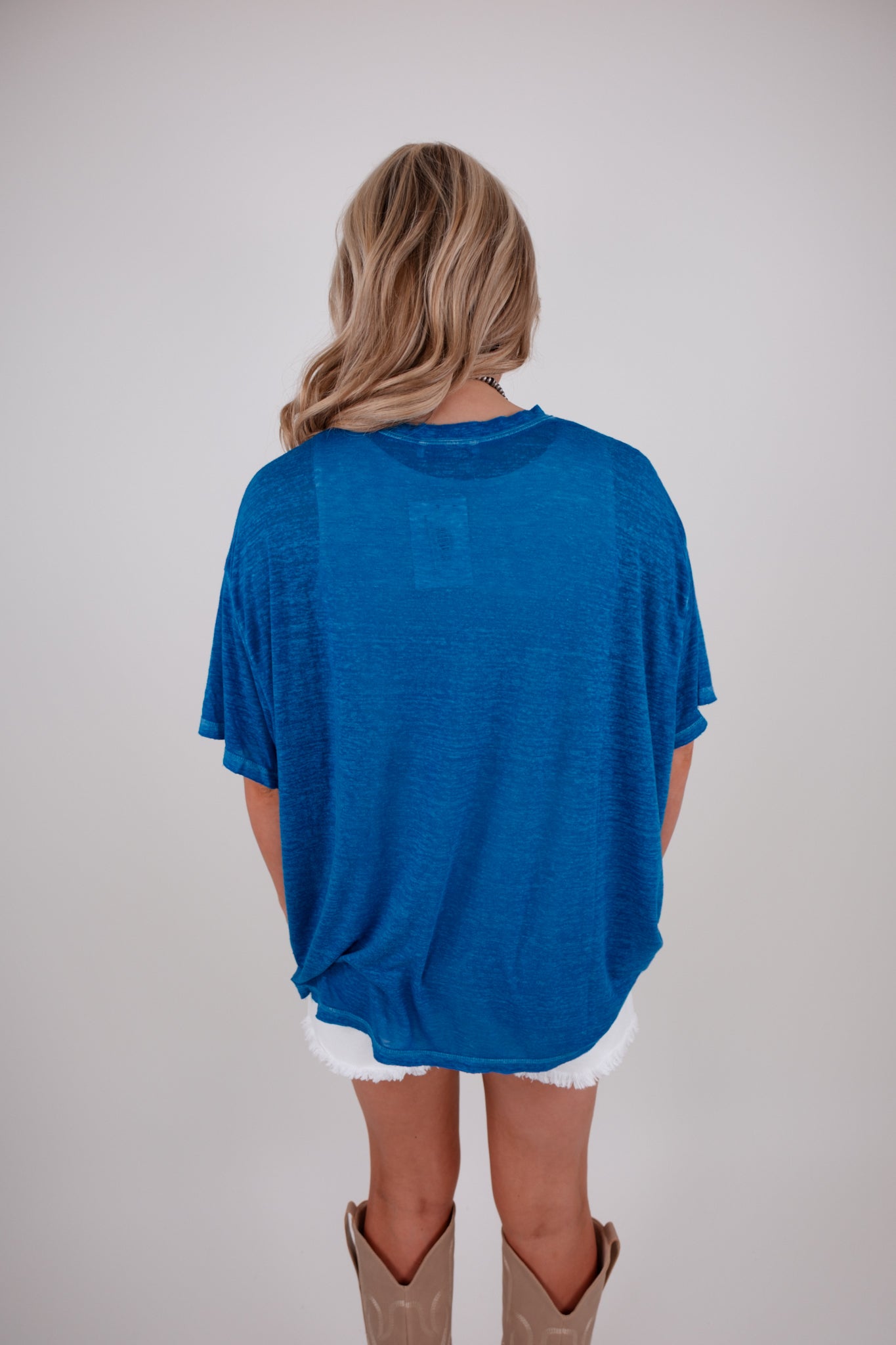 The Easy Rider Tee - Classic Blue
