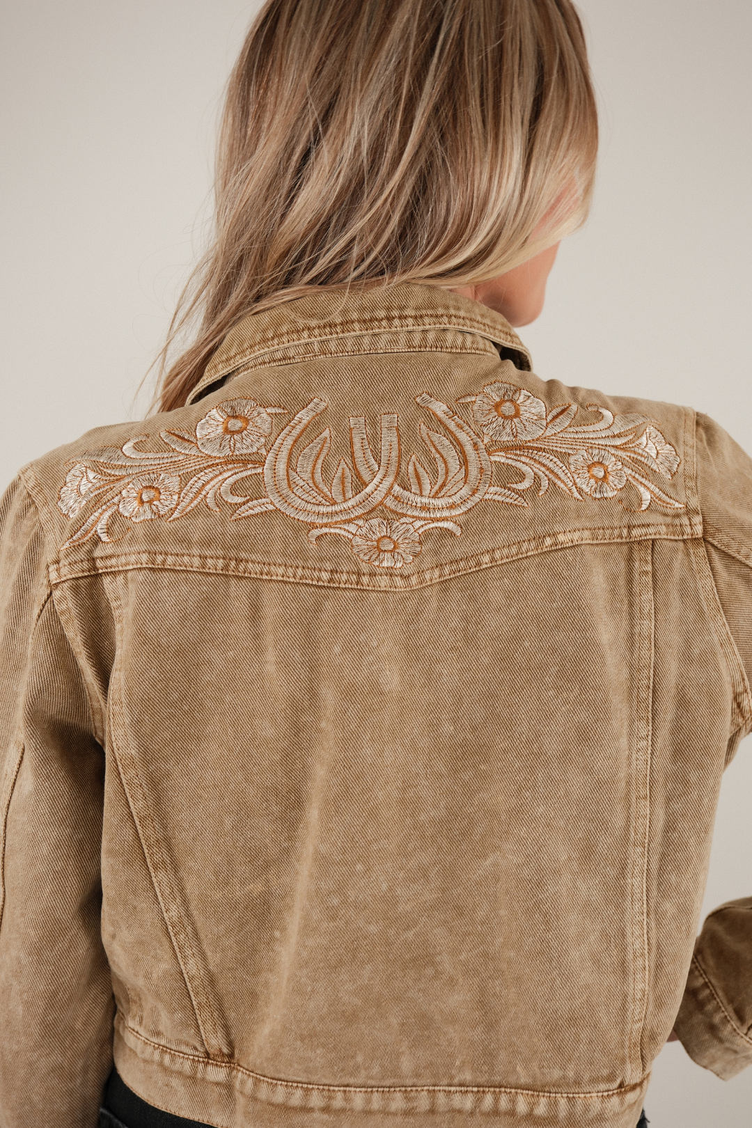 Saddlebound Embroidered Denim Jacket