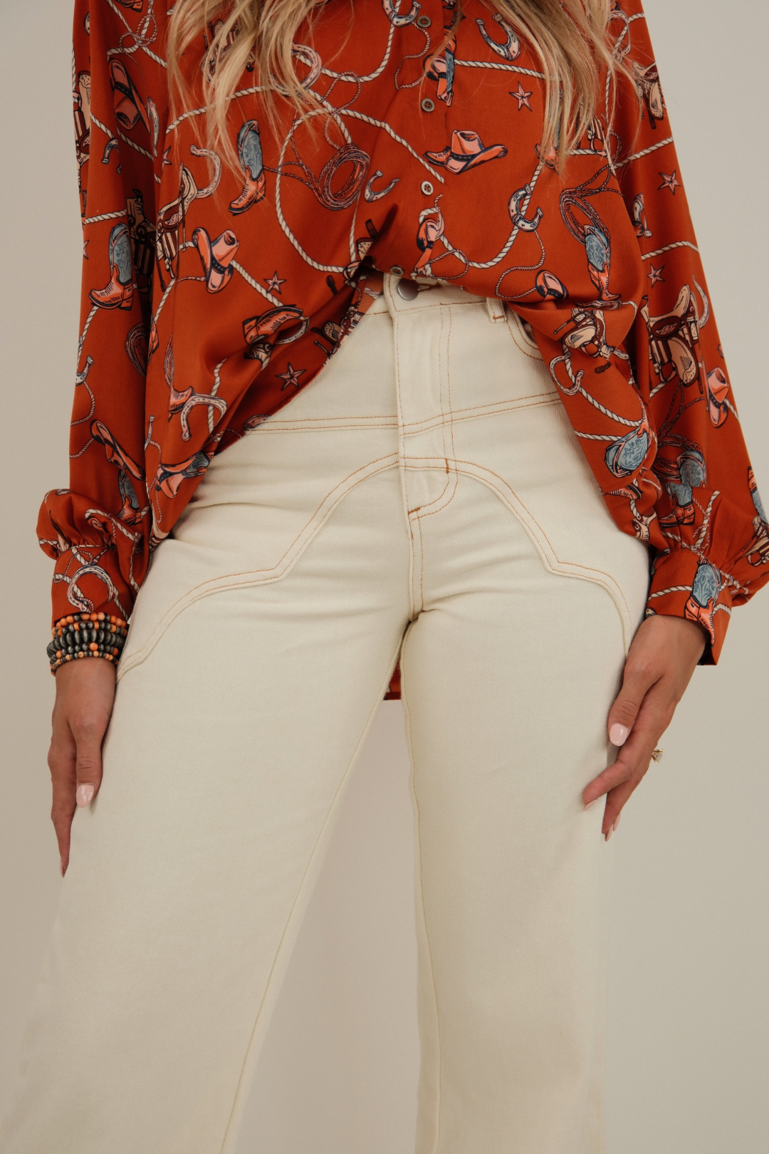 Canyon Line High Waist Denim