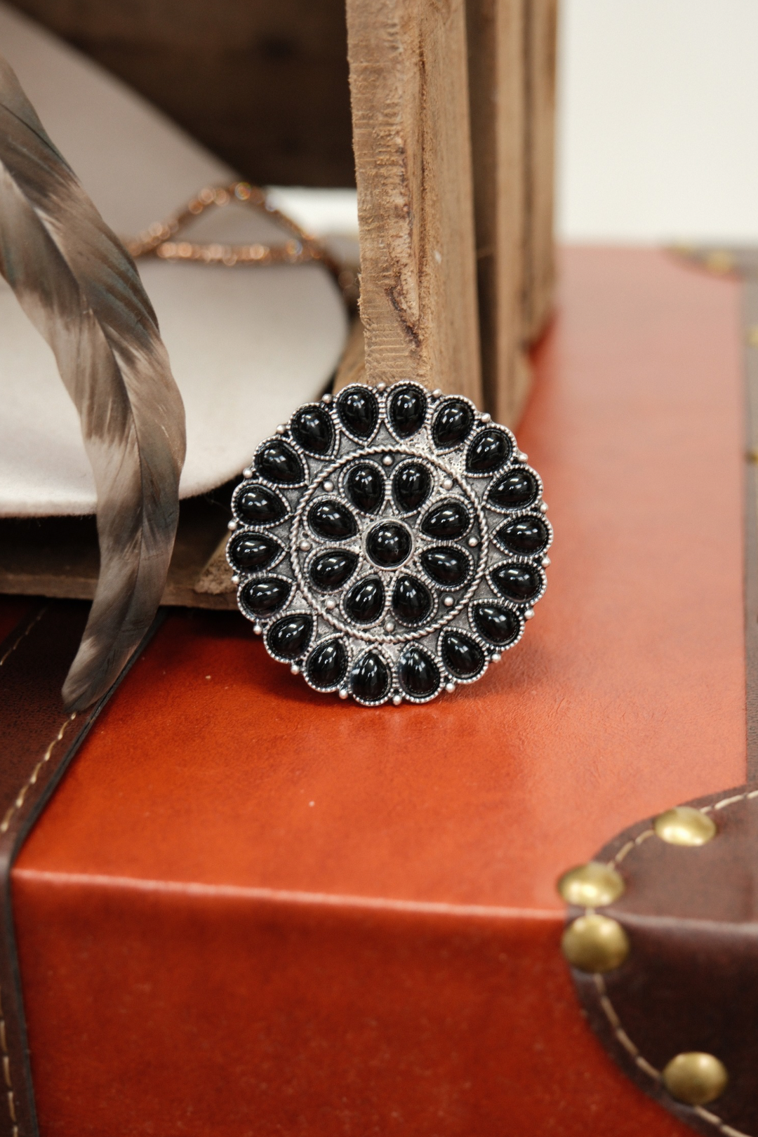 High Desert Scarf Brooch