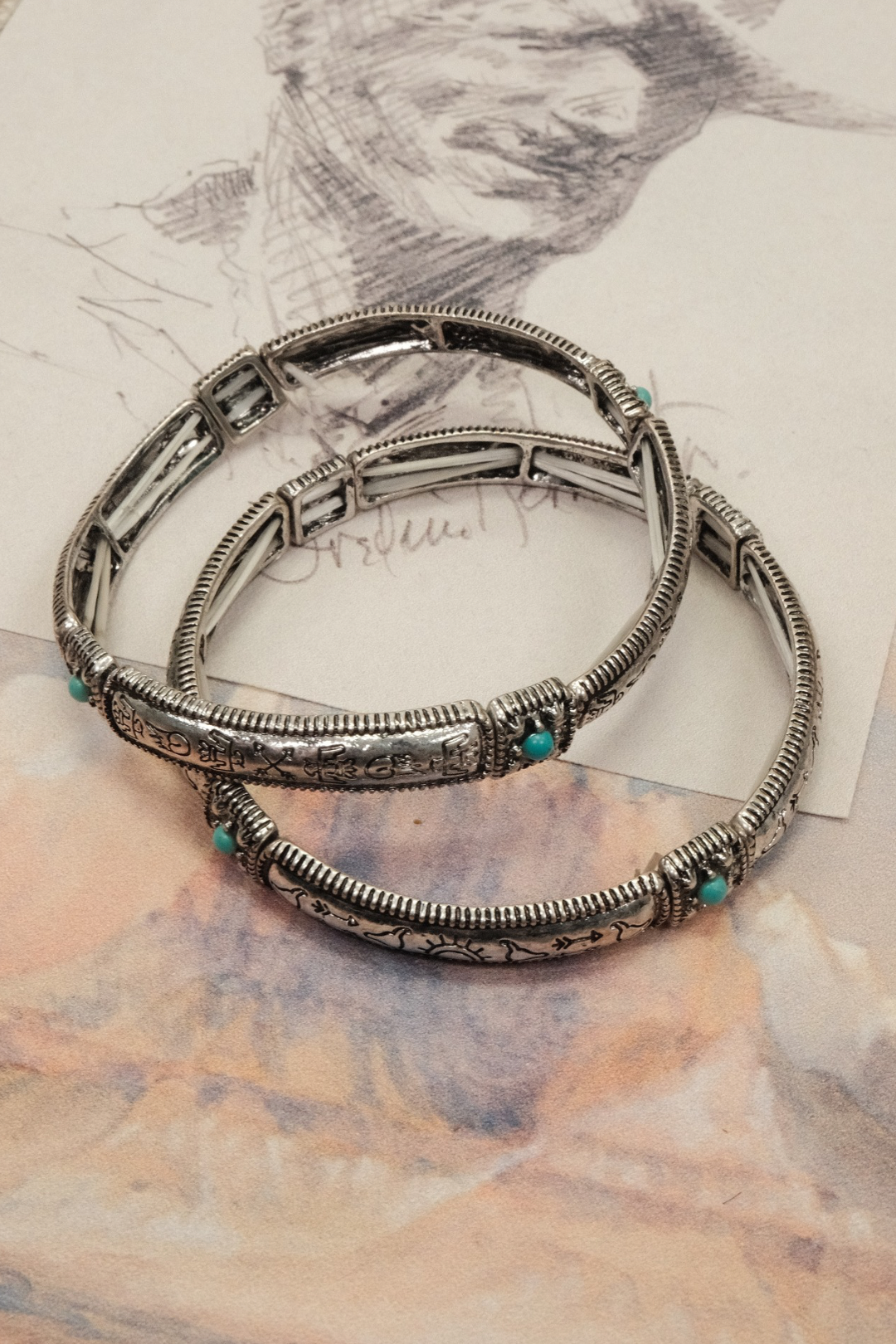 Tribal Spirit Stretch Bangle