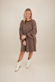 Western Wander Terry Dress
