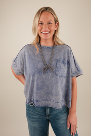 Everyday Edgy Pocket Tee - Marlin