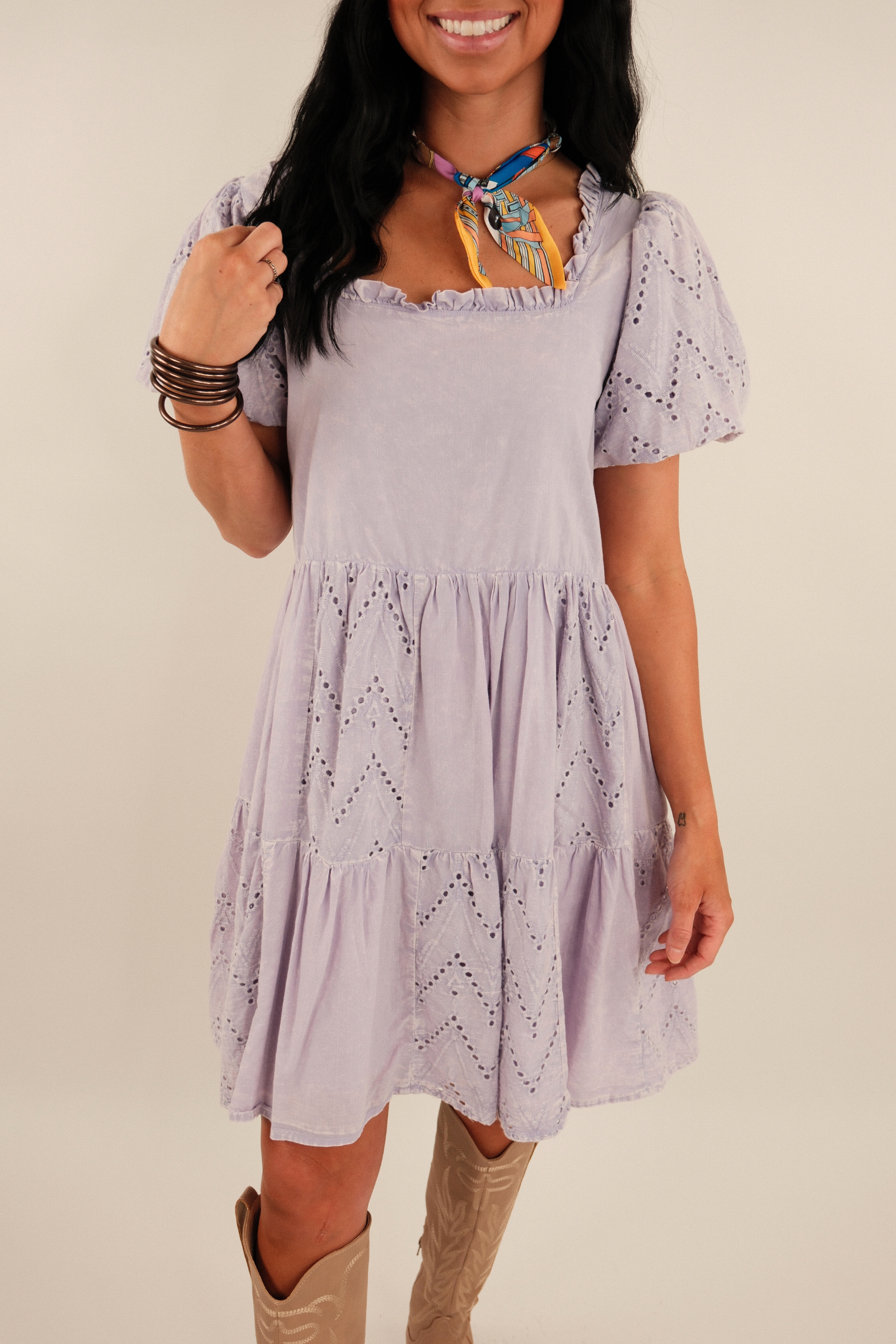Meadow Mist Mini Dress