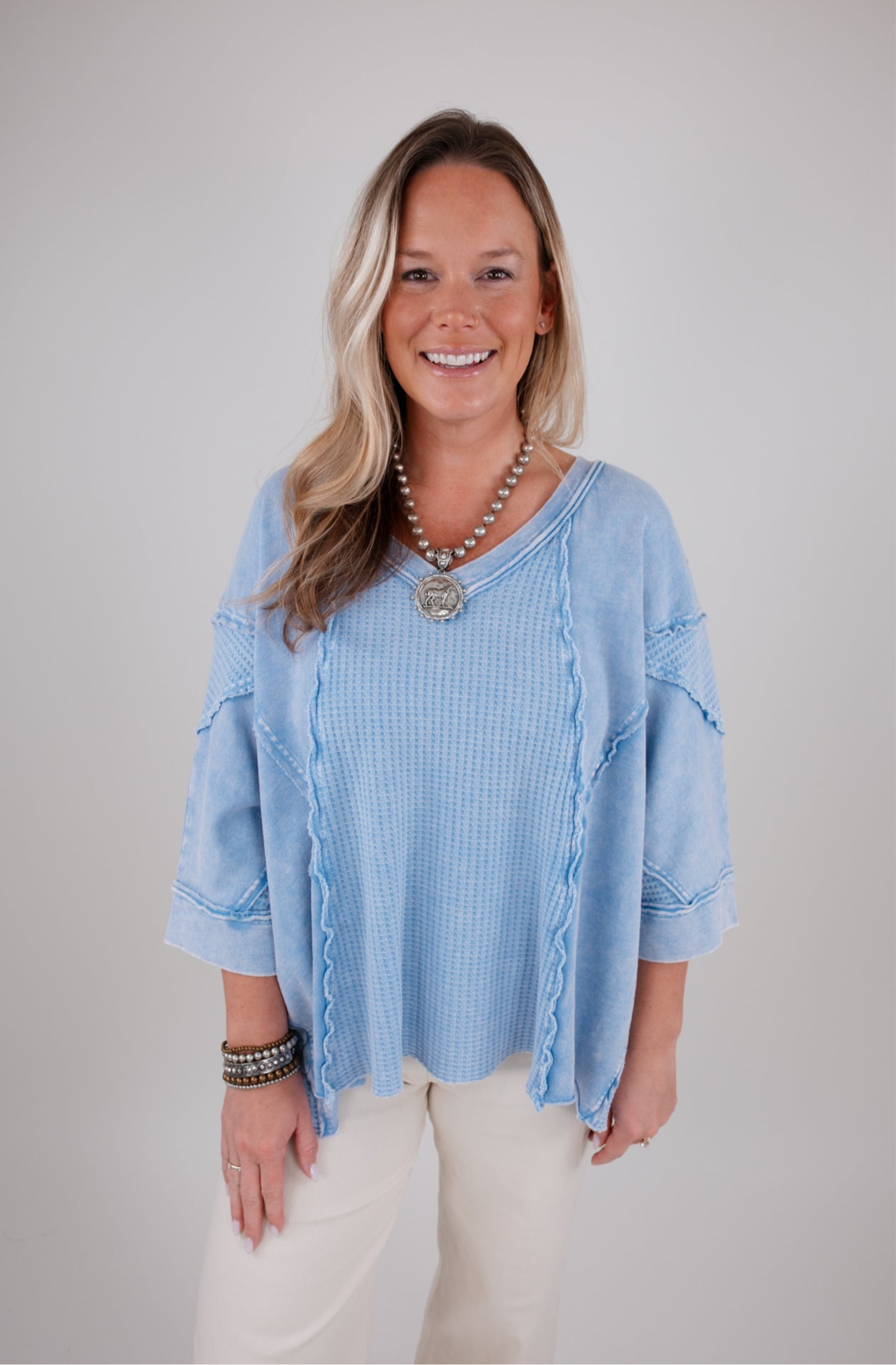 Blue Skies Mineral Wash Top