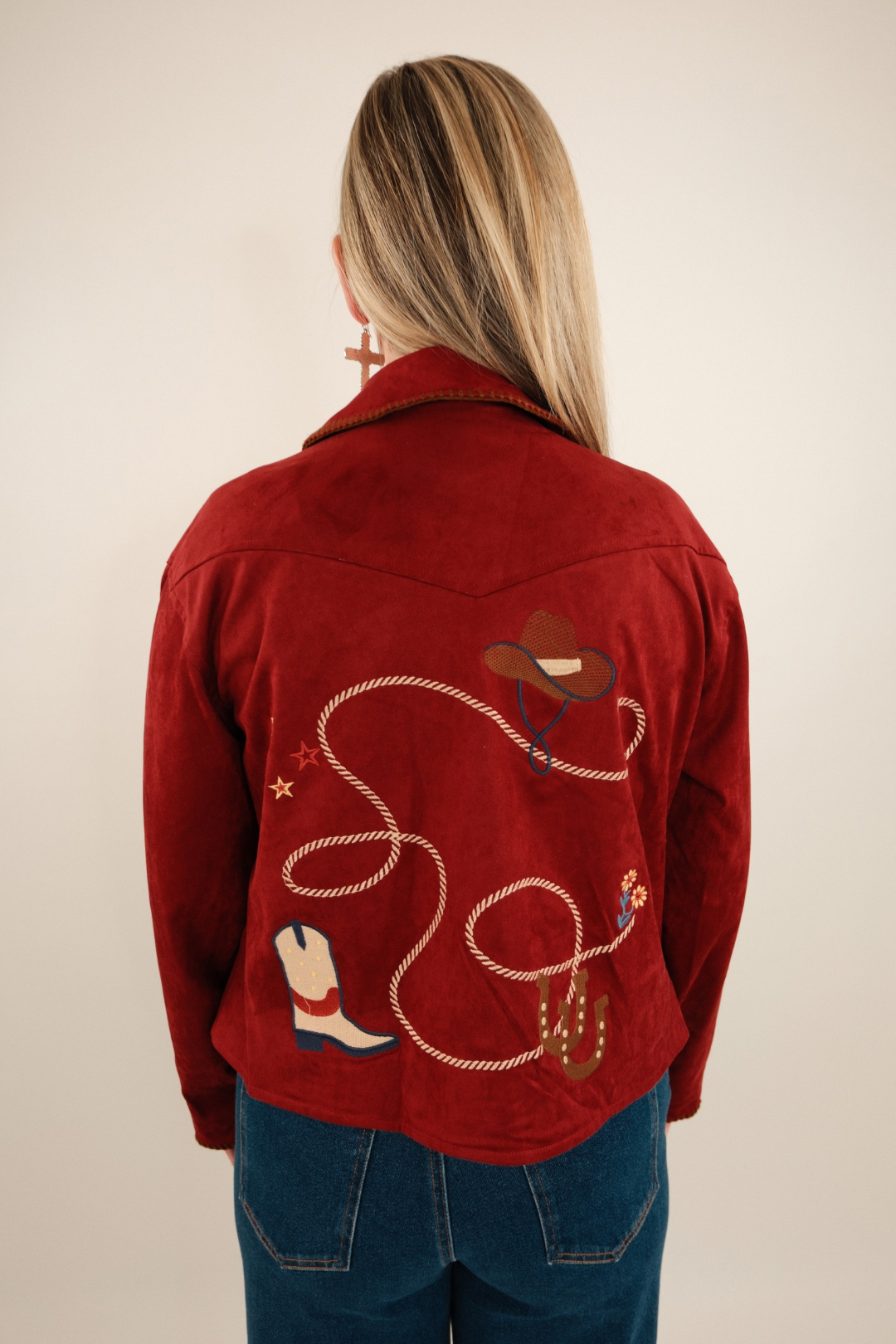 Trailblazer Suede Embroidered Jacket