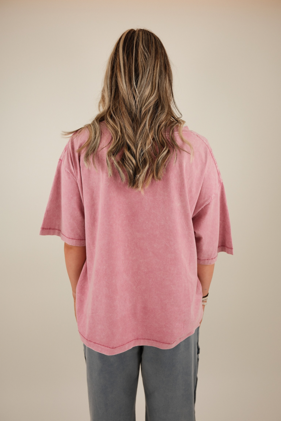 Boot Loop Graphic Tee - Mauve