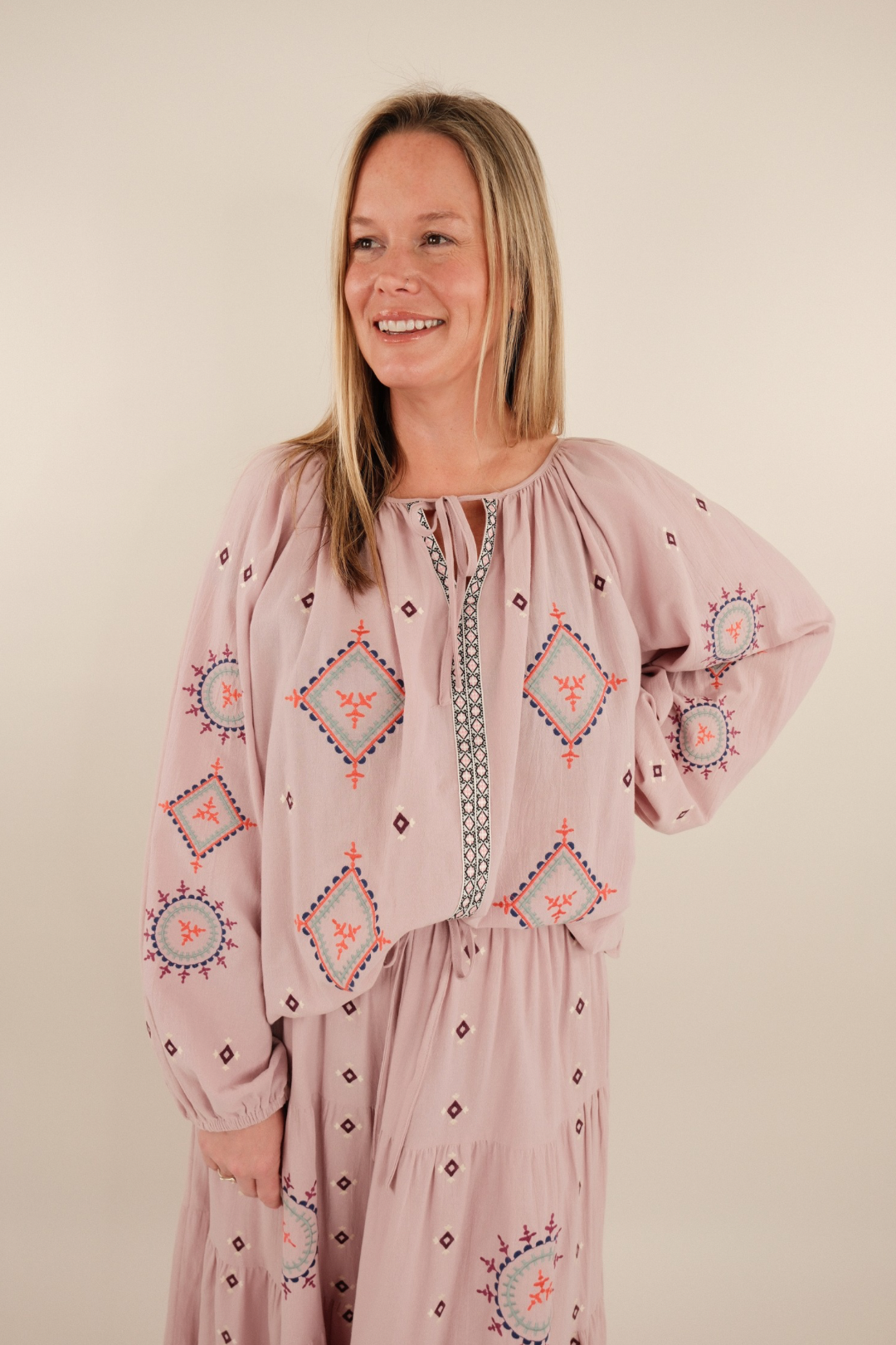 Wild Iris Boho Blouse