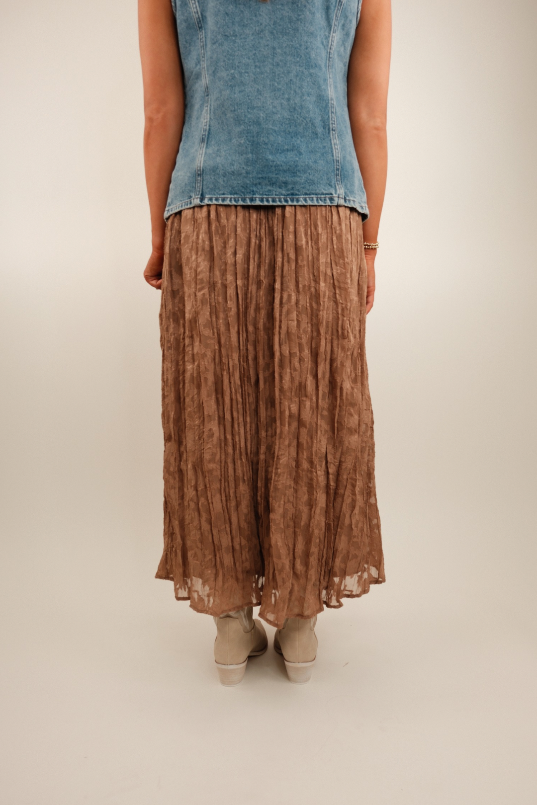 Sundown Bloom Gauze Maxi Skirt