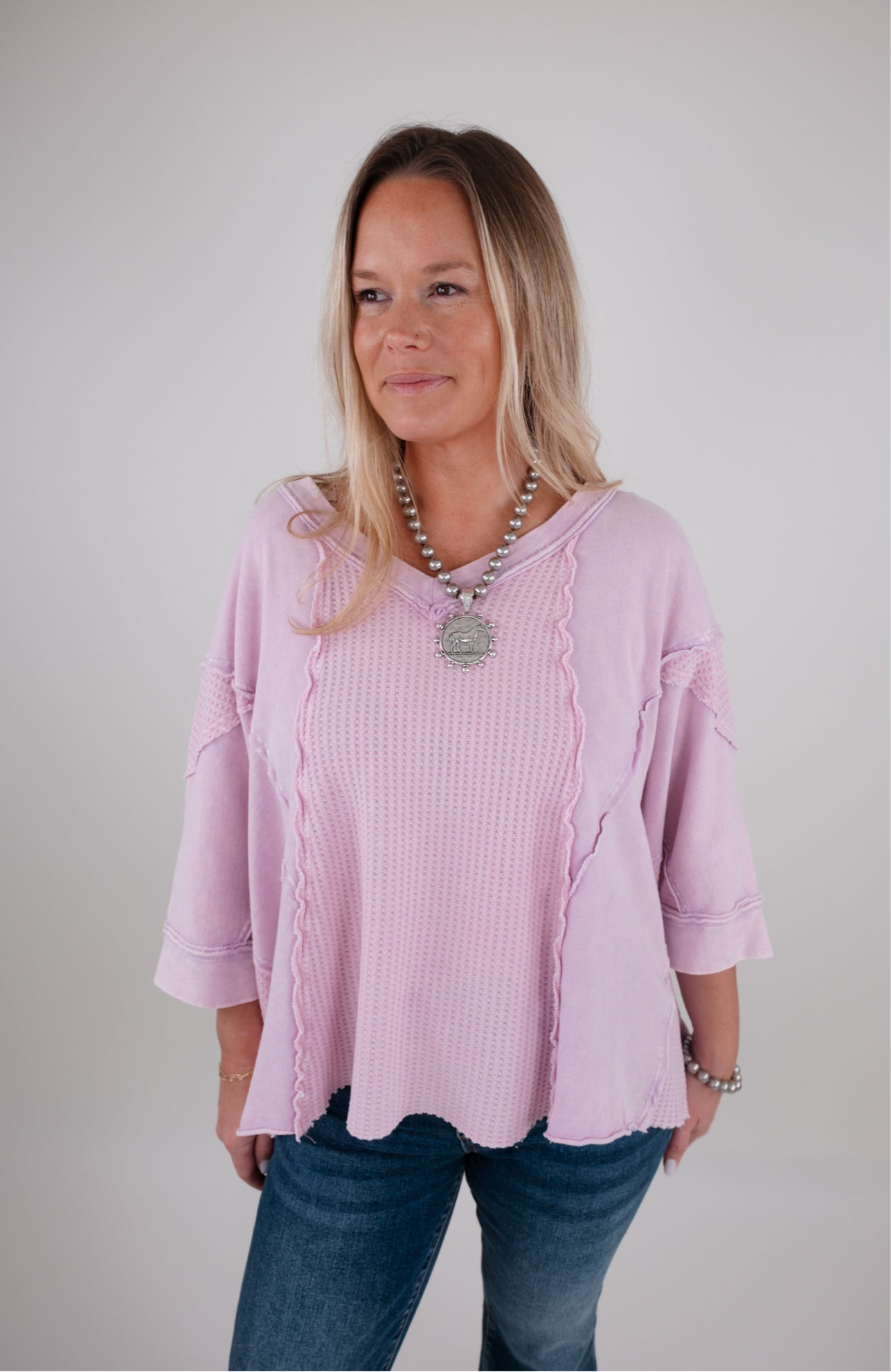 Lavender Dreams Mineral Wash Top