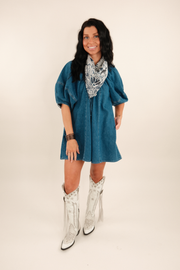 Sagebrush Sky Denim Romper