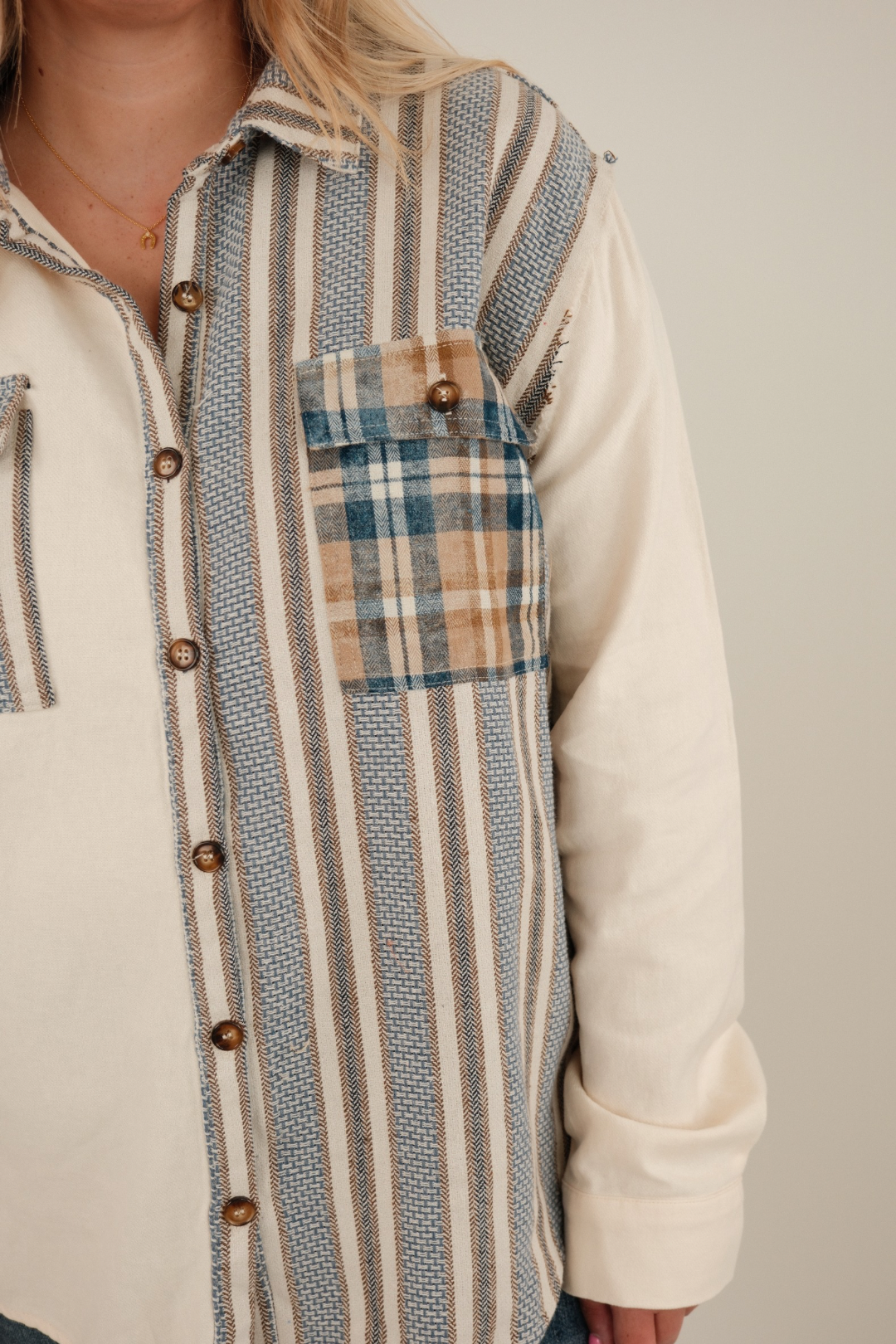 Rodeo Stars Plaid Button Down Shirt