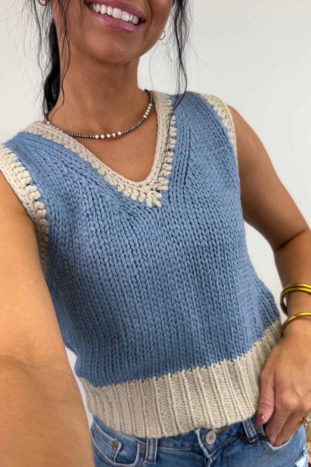 High Plains Colorblock Sweater Vest