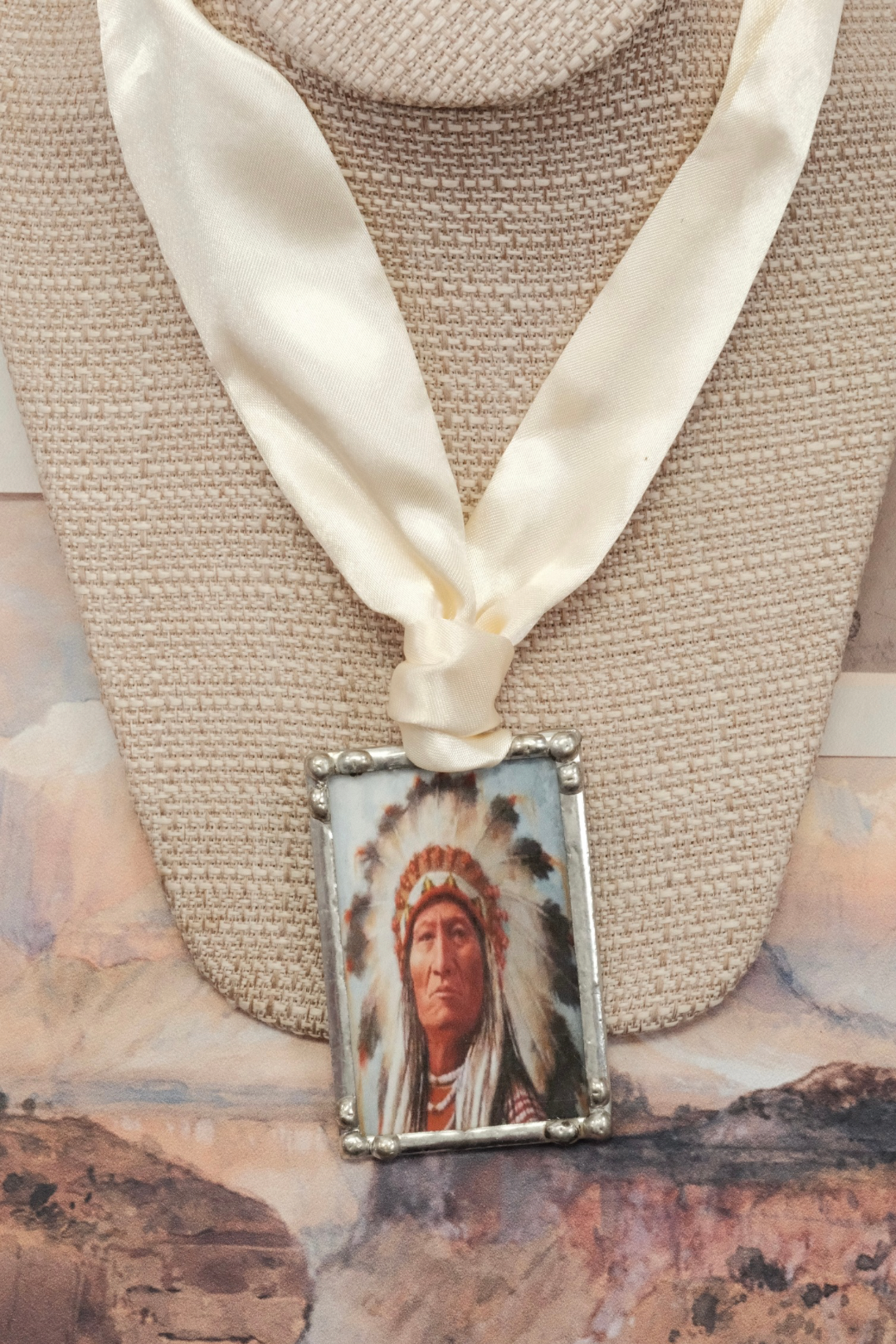 Heritage Spirit Silk Scarf Necklace