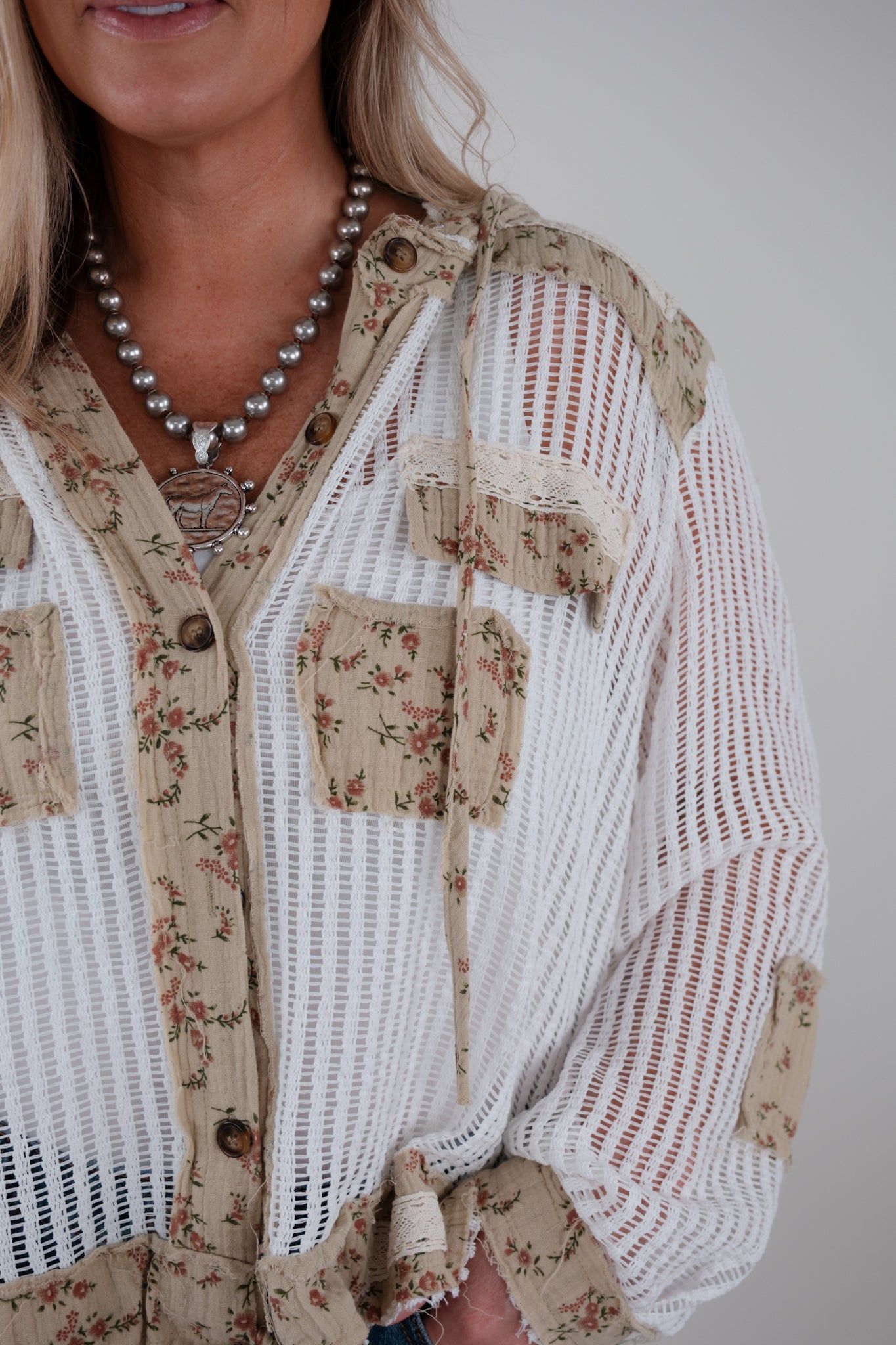 Floral Breeze Cinch Jacket