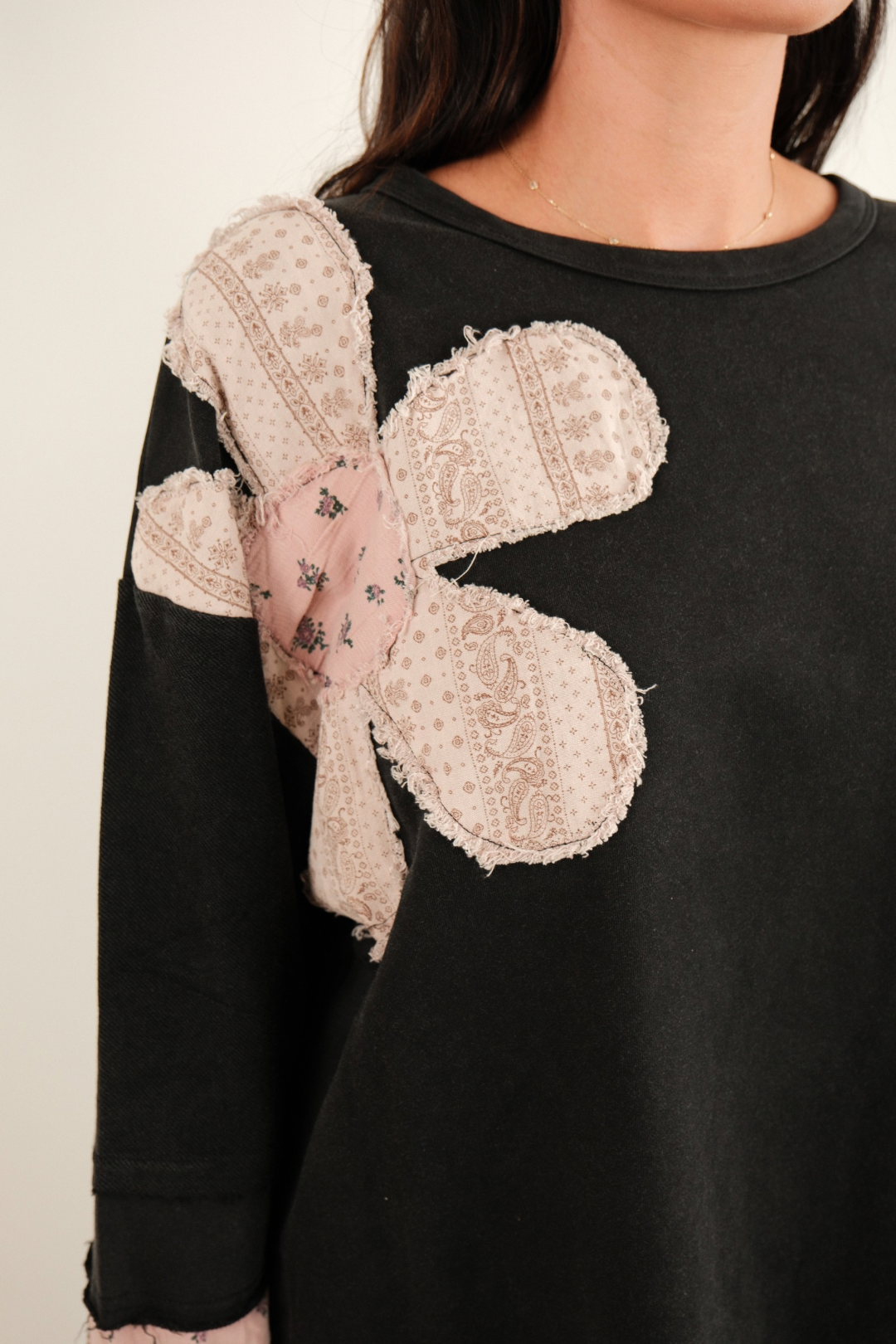Bandana Dust Boxy Patchwork Top