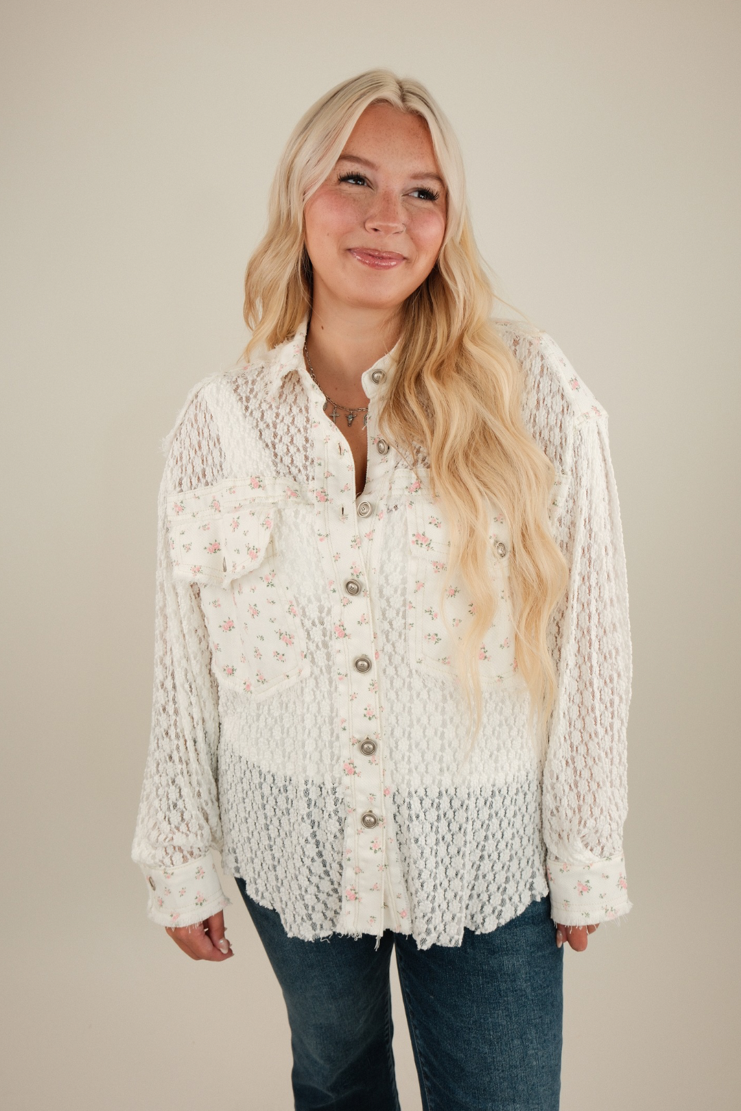 Floral & Lace Jacket