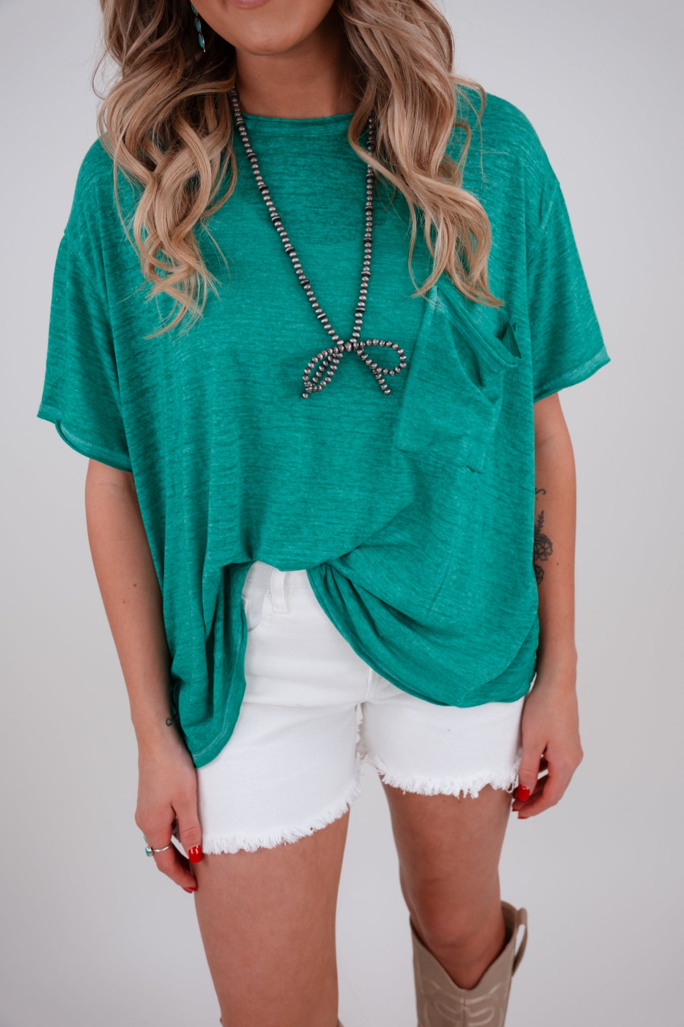 The Easy Rider Tee - Kelly Green
