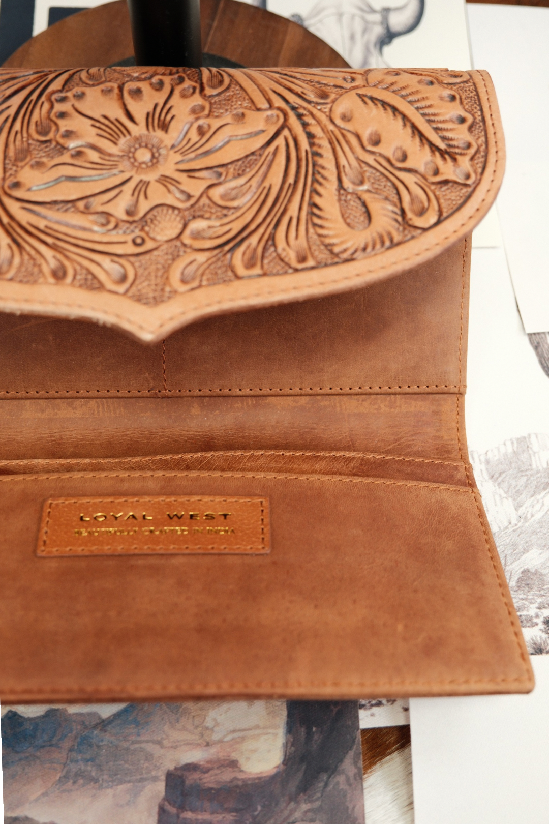 Saddle Crest Tri-Fold Wallet