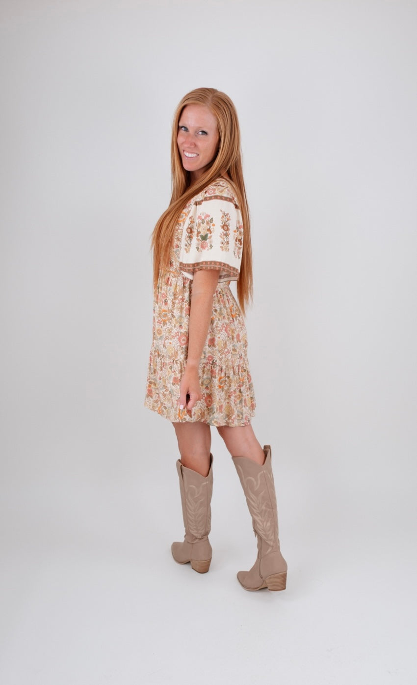 Wander Bloom Mini Dress