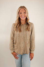 Boot Stitch Belle Embroidered Shirt