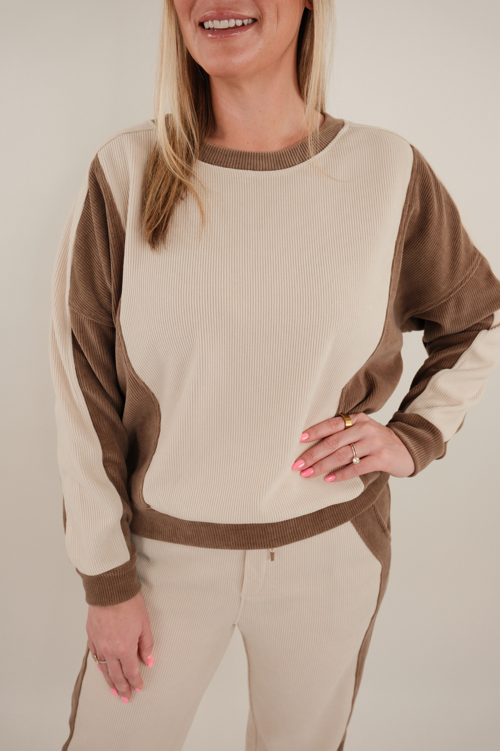 Canyon Drift Colorblock Corduroy Set