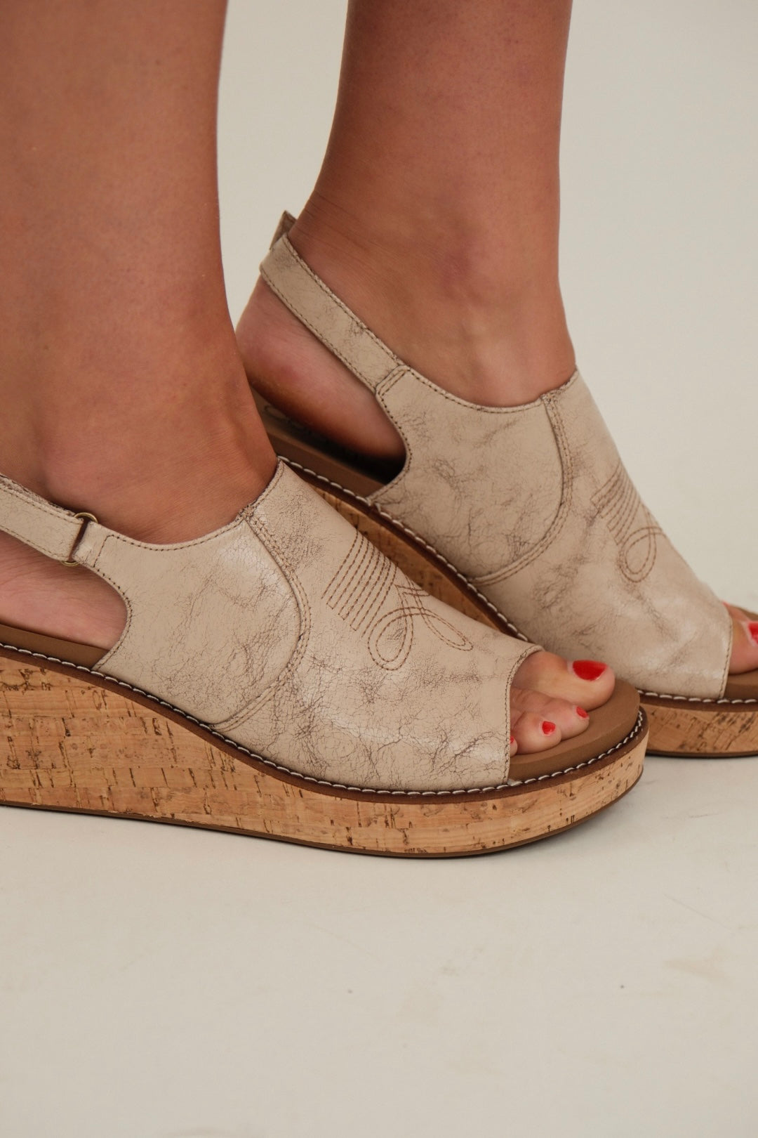 Boot Stitch Beauty Wedge