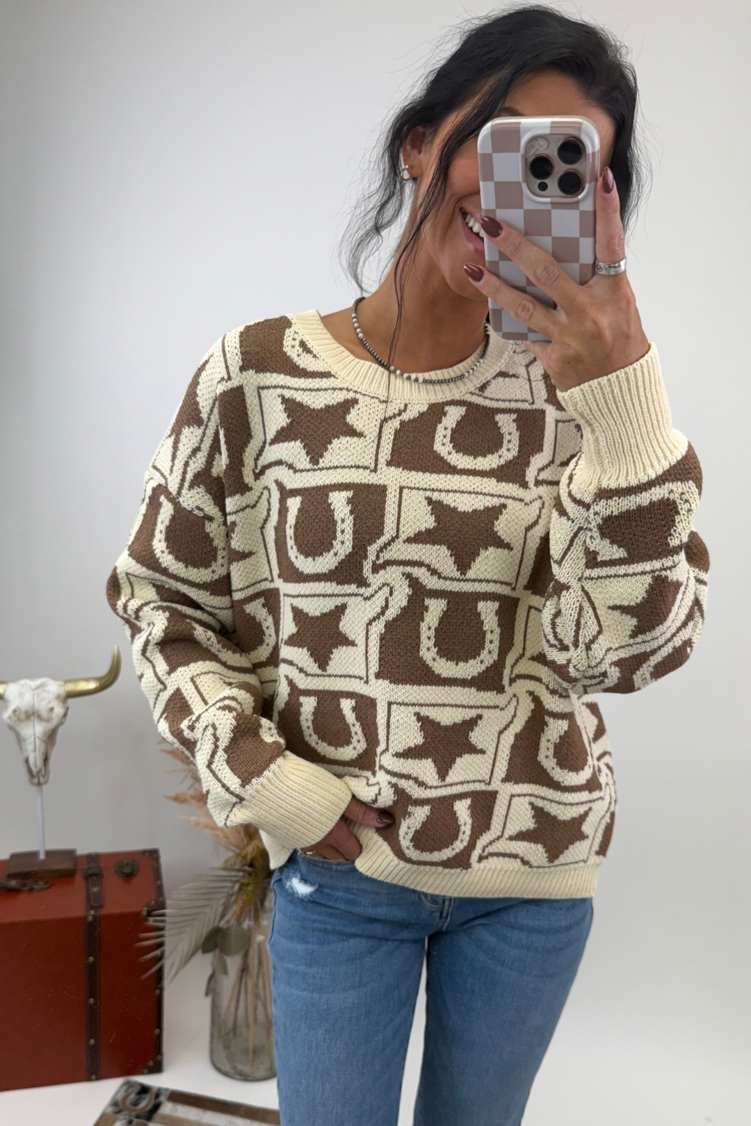 Homestead Luck Pullover Sweater